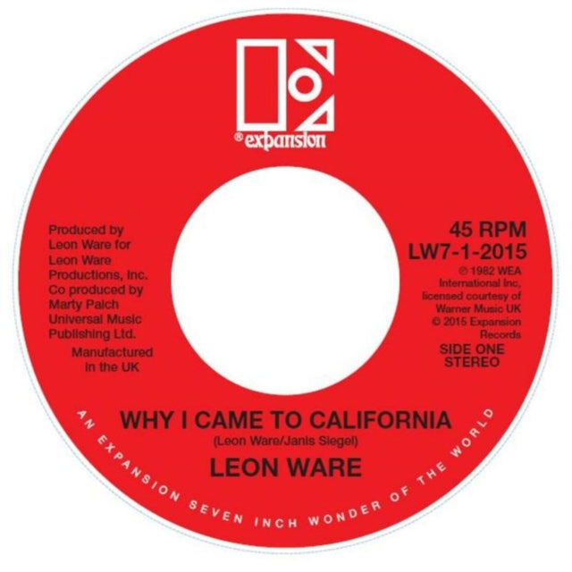 Why I Came to California/Rockin' You Eternally