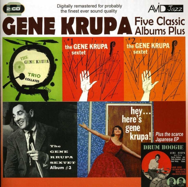 Five Classic Albums Plus (The Gene Krupa Sextet #1 / #2 / #3 / Hey Heres Gene Krupa / The Gene Krupa Trio Collates)