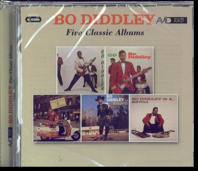 Five Classic Albums (Bo Diddley / Go Bo Diddley / Have Guitar Will Travel / Bo Diddley Is A Gunslinger / Bo Diddley Is A Lover)