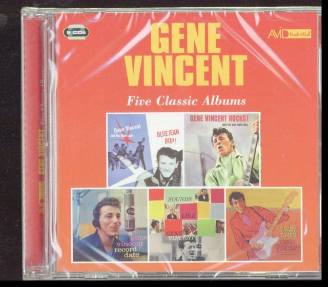 Five Classic Albums (Bluejean Bop / Gene Vincent Rocks! And The Blue Caps Roll / A Gene Vincent Record Date / Sounds Like Gene Vincent / Crazy Times)