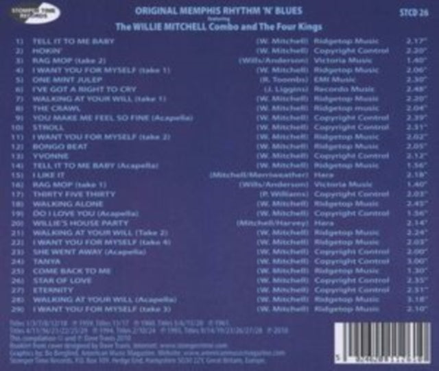 The memphis rhythm 'n' blues sound of Willie Mitchell