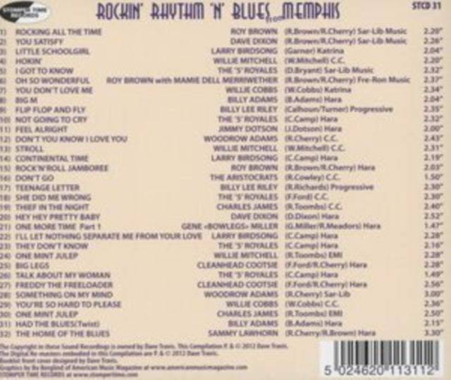 Rockin' Rhythm 'N' Blues from Memphis