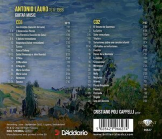 Antonio Lauro: Guitar Music