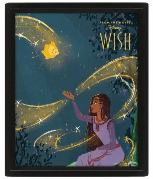 Wish (Wish Come True) 3D Lenticular Poster (Framed)