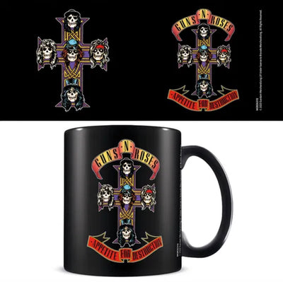 Guns N Roses Appetite Cross Black Pod Mug