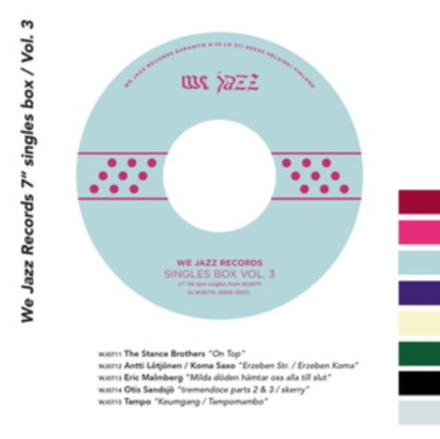 We Jazz Records 7" Singles Box
