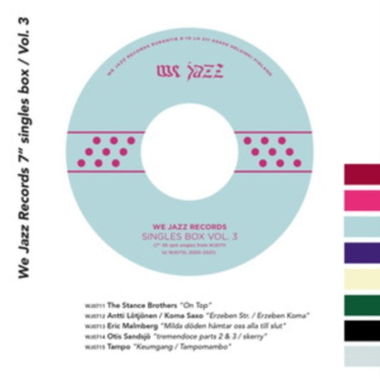 We Jazz Records 7" Singles Box