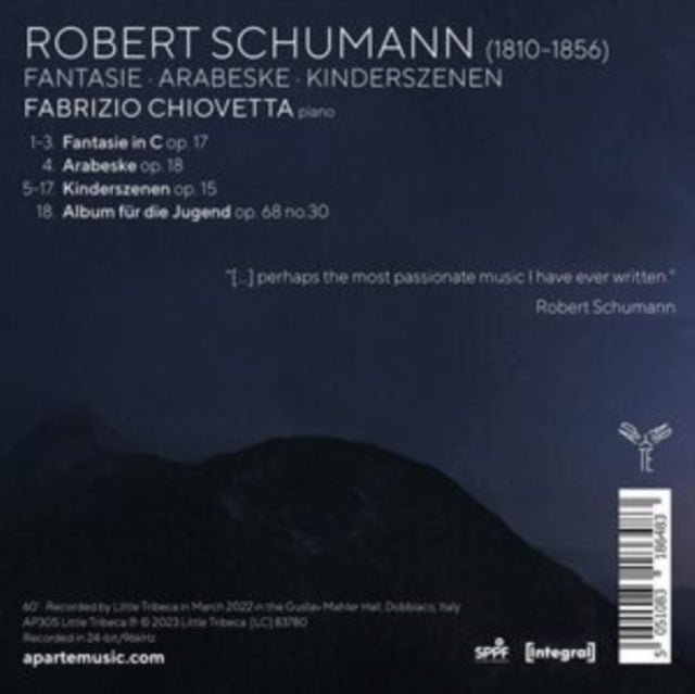 Schumann: Fantasie/Arabeske/Kinderszenen