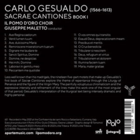 Gesualdo: Sacræ Cantiones (Liber Primus)