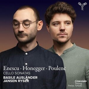 Enescu/Honegger/Poulenc: Cello Sonatas