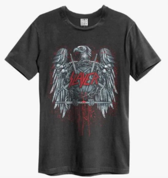 Slayer - Ammunition Eagle Amplified Vintage Charcoal Xx Large T Shirt