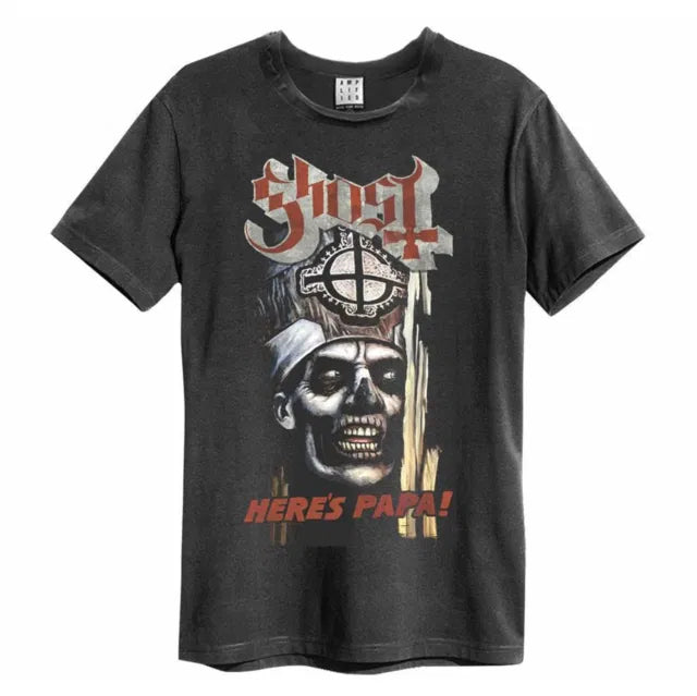 Ghost Heres Papa Amplified X Large Vintage Charcoal T Shirt