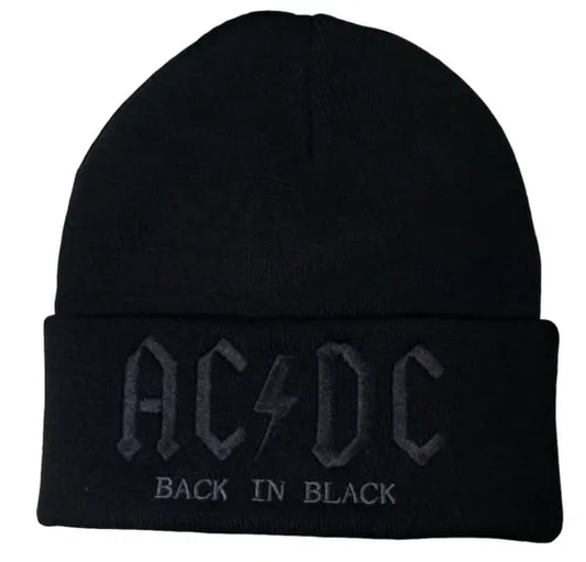 Acdc - Back In Black Beanie