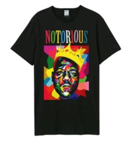 Notorious Big - Geo Crown Amplified Vintage Black Xxlarge T Shirt