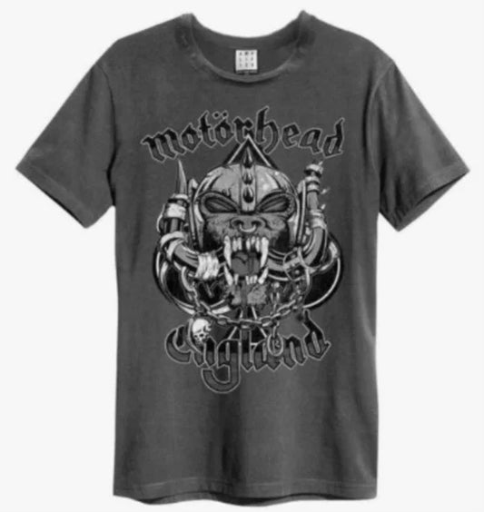 Motorhead Snaggletooth Crest Amplified Vintage Charcoal X Large T Shirt
