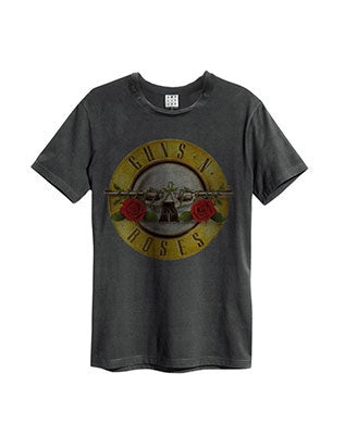 Guns N Roses Drum Crew Amplified Vintage Charcoal Medium T Shirt
