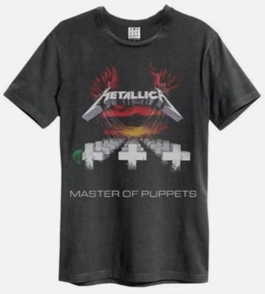 Metallica - Masters Of Puppets Amplified Vintage Charcoal XX Large T-Shirt