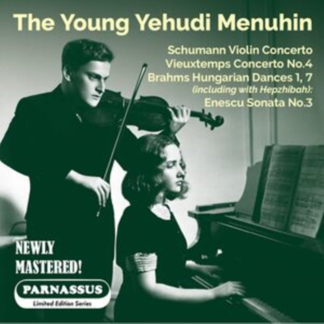 The Young Yehudi Menuhin: Schumann. Vieuxtemps. Brahms. Enescu