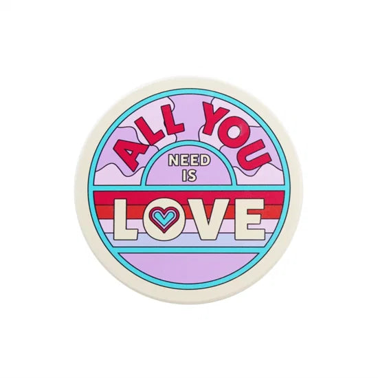 Coaster Single Ceramic - The Beatles (All You Need Is Love)