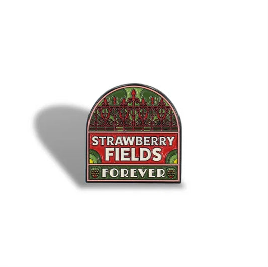 Pin Badge - The Beatles (Strawberry Fields)