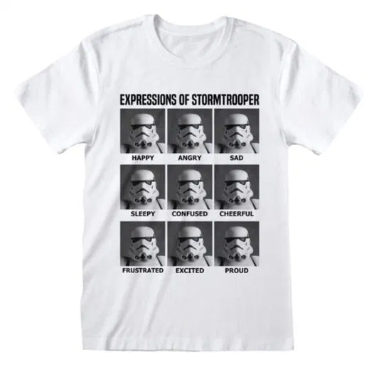 Star Wars - Expressions Of Stormtrooper T Shirt (XL)