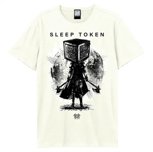 Sleep Token - Axe Samarui Vintage White Small T Shirt