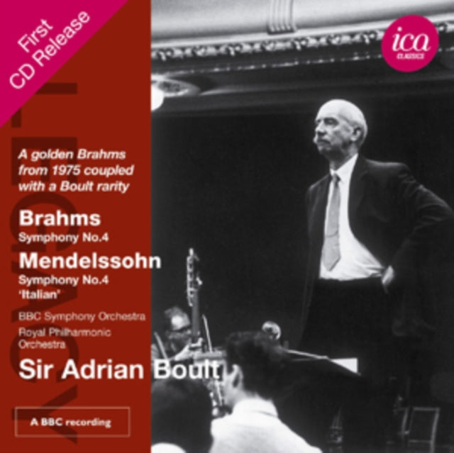 Brahms: Symphony No. 4/Mendelssohn: Symphony No. 4, 'Italian'