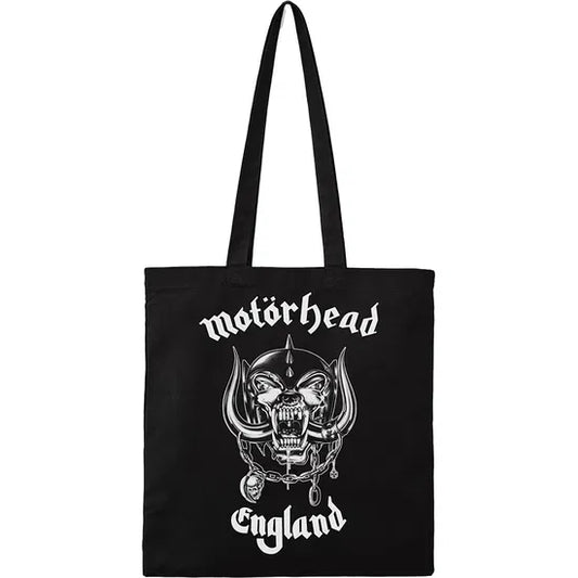 Motorhead England Cotton Tote Bag