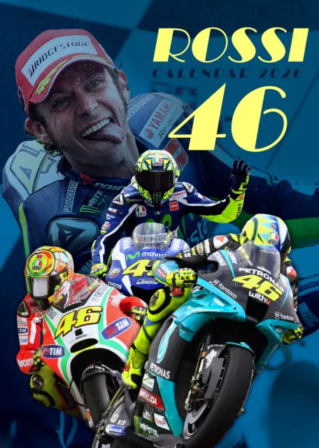 Valentino Rossi 2026 Unofficial Calendar