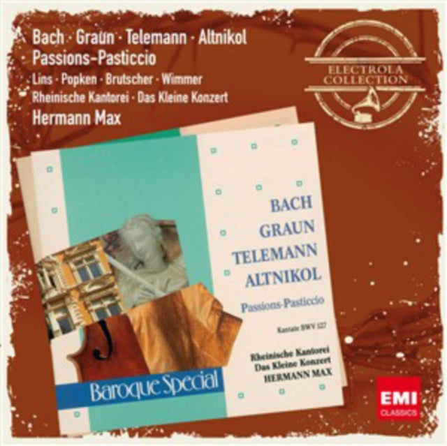 Bach/Graun/Telemann/Altnikol: Passions-Pasticcio