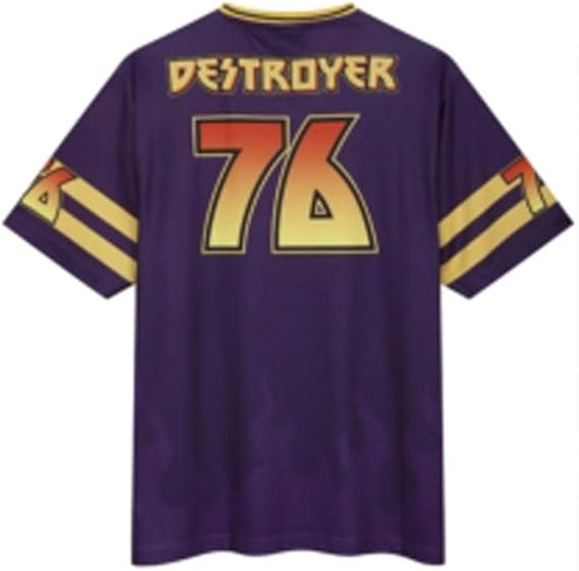 Kiss Destroyer Rock Fc Football Shirt Small