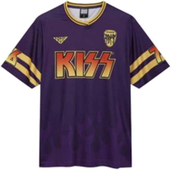 Kiss Destroyer Rock Fc Football Shirt XX-Large