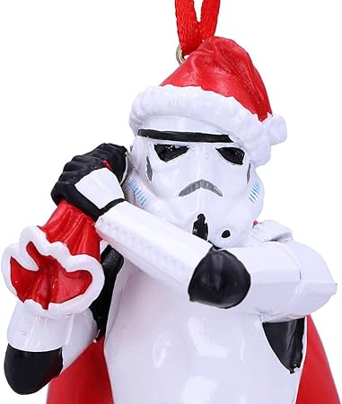 Stormtrooper Santa Sack Hanging Ornament 13cm