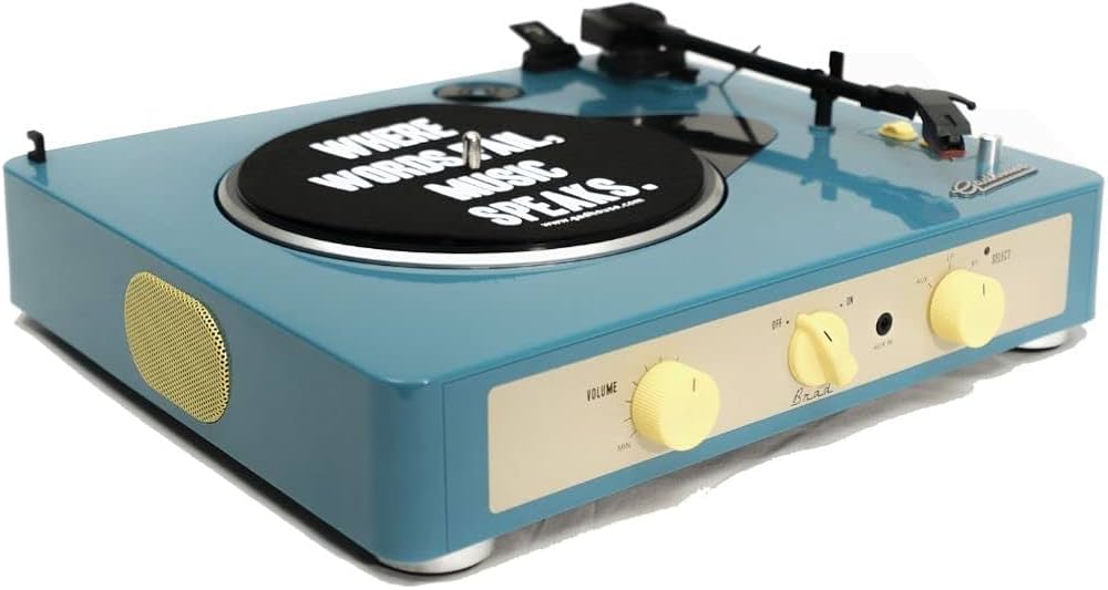 Brad Retro Record Player (Retro Green)