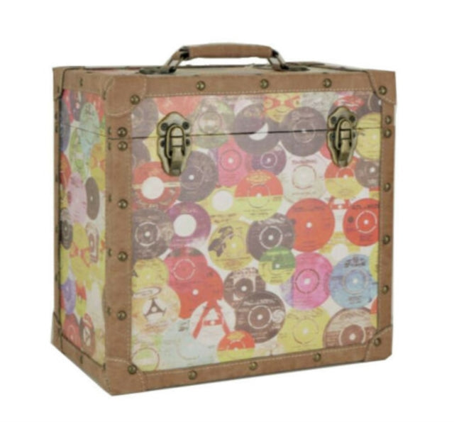 Lp Record Storage Carry Case Retro