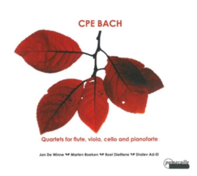 C.P.E. Bach: Quartets for Flute, Viola, Cello and Pianoforte