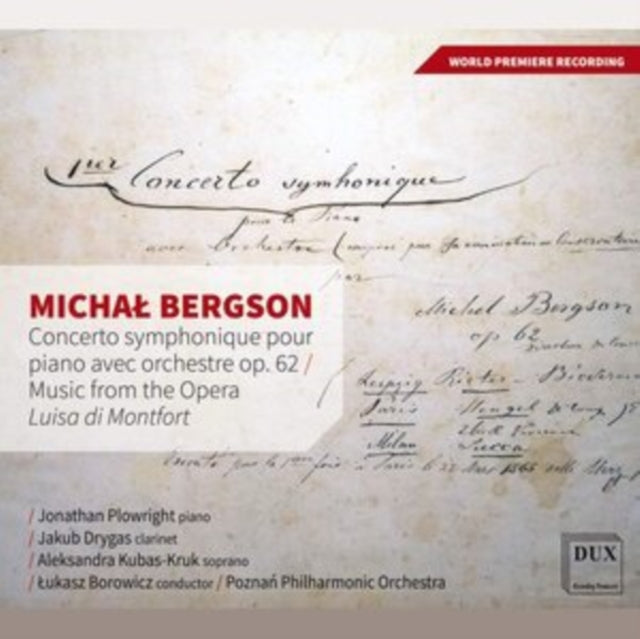 Michal Bergson: Concerto Symphonique Pour Piano Avec Orchestre...