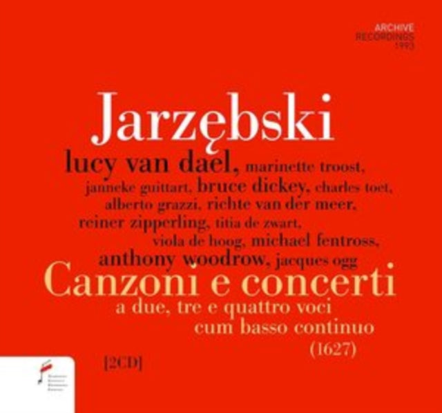 Jarzebski: Canzoni E Concerti a Due, Tre E Quattro Voci Cum Basso