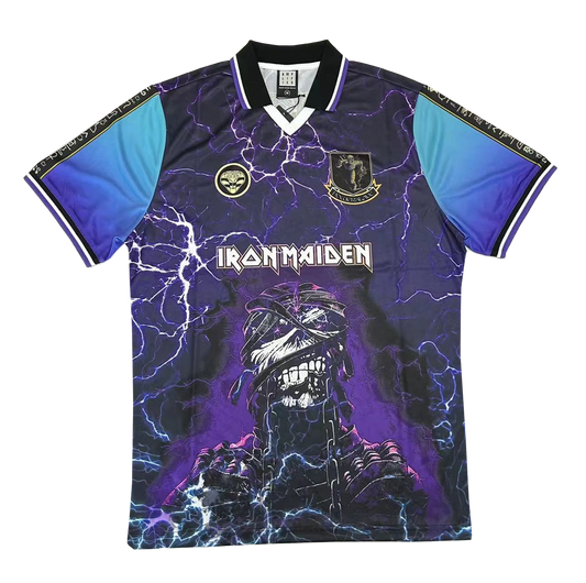 Iron Maiden Powerslave Rock Fc Football Shirt Small