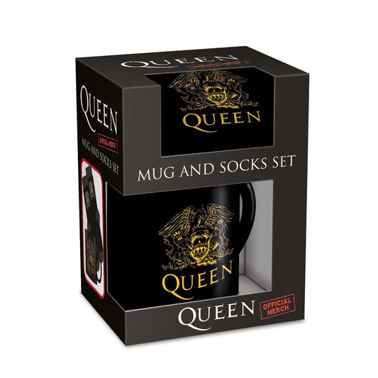 Queen (Logo) Mug & Sock Set