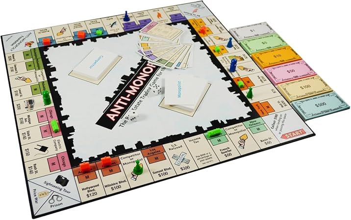 Anti Monopoly Board Game