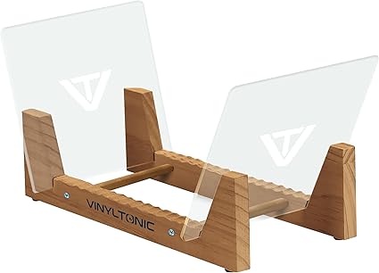 Vinyltonic Vinyl Display Rack Teak Finish