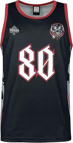 Motorhead Live To Win Black Basketball Jersey Xxx Large