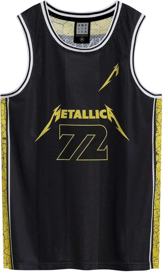 Metallica Seventy Two Basketball Jersey Xxx Large