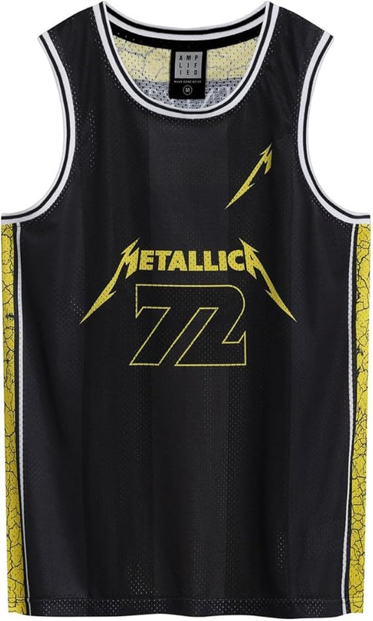 Metallica Seventy Two Basketball Jersey Xxx Large