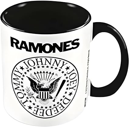 The Ramones (Logo) Black Coloured-Inner Mug