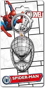 Spider-Man Emblem Pewter Key Fob