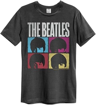 Beatles Hard Days Night Amplified Vintage Charcoal Xx Large T Shirt