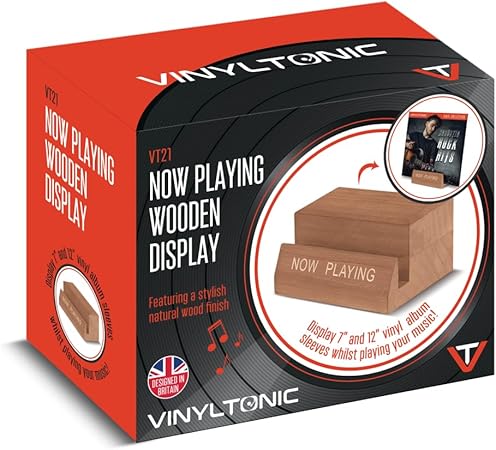 Vinyltonic Now Playing Wooden Stand