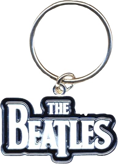 Keyring Metal - The Beatles - Logo (White)